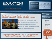 Tablet Screenshot of maryland.auctions-foreclosures.com